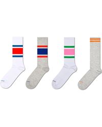 Happy Socks - 4-pack Sneaker Socks - Lyst