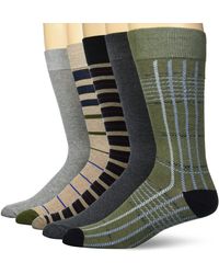 Amazon Essentials - 5-pack Patterned Dress Socks - Lyst