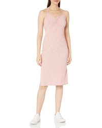 Volcom - Race 2 Space Fitted Midi Length Halter Dress - Lyst