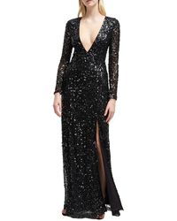 french connection black sequin dress