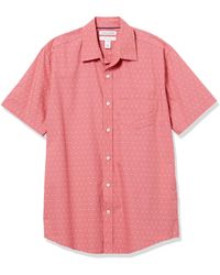 Amazon Essentials - Short-Sleeve Regular-fit Casual Poplin Shirt Button-Down - Lyst