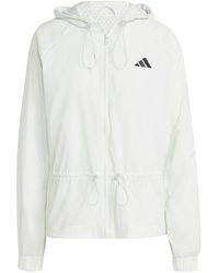 adidas - Tennis Semi Transparent Full-zip Pro Jacket - Lyst