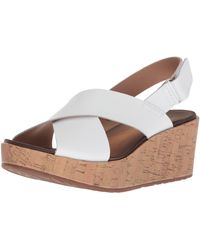 clarks white wedges