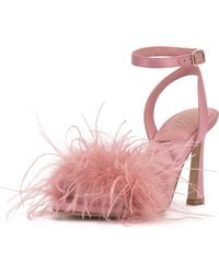 Vince Camuto - Penely Feather High Heel Sandal - Lyst