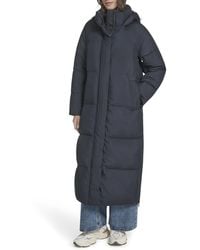 Levi's - Cloud Puff Hooded Extra Long Puffer Jacket - Lyst