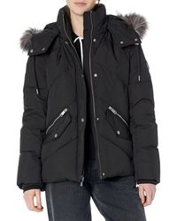 Andrew Marc - Marc New York By Luxurious Dtm Faux Fur Trimmed Hood Puffer Coat - Lyst