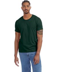 Alternative Apparel - T, Cool Blank Cotton Shirt, Short Sleeve Go-to Tee, Varsity Green, Small - Lyst