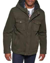 Levi's - Sherpa Lined 4-pocket Military Jacket - Lyst