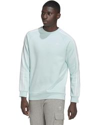 Verdensvindue lomme bagage adidas Originals Adicolor Tnt Tape Crew Sweatshirt in Green for Men | Lyst