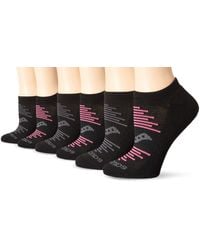 Saucony Womens Performance Super Lite No-Show Athletic Running Socks Multipack