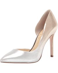 Jessica Simpson - S Prizma 6 Patent Leather Heels Silver 6.5 Medium - Lyst