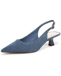 Franco Sarto - S Jaden Pump Denim Blue 7.5 W - Lyst