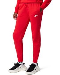 Nike - Sportswear Club Fleece Mid-rise joggers - Lyst