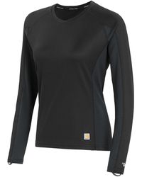 Carhartt - Force Midweight Micro-grid Base Layer Crewneck - Lyst