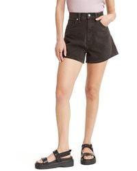 Levi's - Plus-size High Waisted Mom Jean Shorts - Lyst