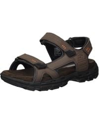 skechers relaxed fit mens sandals