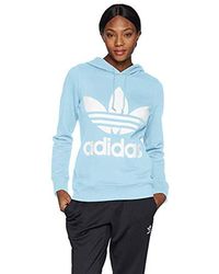 Trefoil Hoodie Blue Trefoil Hoodie Blue
