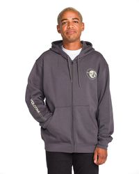 Volcom - Roundabout Zip Hoodie Fleece Sweatshirt - Lyst