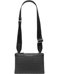 Michael Kors - Mk Hudson Signature Logo Crossbody Bag - Lyst