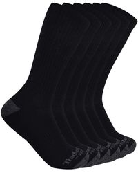 Timberland - Mens Performance Crew Length 1/2 Cushion 6-pack Casual Socks - Lyst