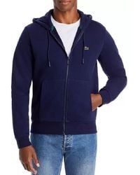 Lacoste - Long Sleeve Classic Fit French Terry Zip-up Hoodie - Lyst
