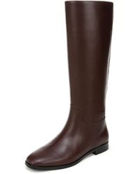 Vince - S Margaret Knee High Boot Ganache Wide Calf 7.5 M - Lyst