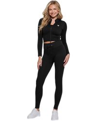Guess - Rib-seamless Leggings 4/4 - Lyst