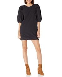 Velvet By Graham & Spencer - Eliah Corduroy Puff Sleeve Dress - Lyst
