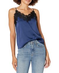 The Drop - Natalie V-neck Lace Trimmed Camisole Tank Top Shirt - Lyst