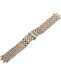 Tissot - Unisex-adult Stainless Steel Watch Strap Silver/ Rose Gold T605043962 - Lyst