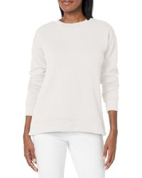Jockey - Textured Crew Neck Long Sleeve Pullover Sweatshirt - Lyst