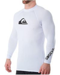 QUIKSILVER Surf Lycra T-Shirt HERITAGE SS Lycra 2020 beach glass Wassersport 