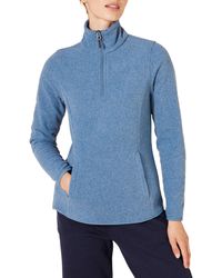 Amazon Essentials - Classic-fit Long-sleeve Quarter-zip Polar Fleece Pullover Jacket-discontinued Colors - Lyst