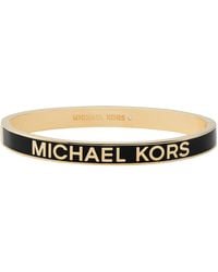 Michael Kors - Brass Logo Bangle Bracelet For - Lyst
