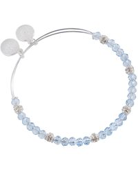 ALEX AND ANI - Aa821724ss:crystal And Rondelle Beaded Ewb - Lyst