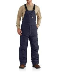 Carhartt - Mensflame-resistant Quick Duck Lined Bib Overall - Lyst