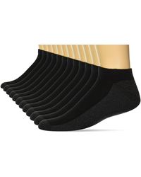 Hanes - , X-temp Cushioned No Show Socks, 12-pack, Black, 6-12 - Lyst