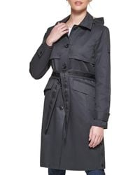 Karl Lagerfeld - Paris Belted Trench - Lyst
