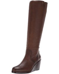 frye regina tall wedge boot
