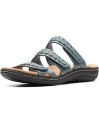 Clarks - Laurieann Cove S Sandal 8 2an Us Bluegrey - Lyst