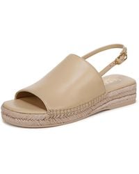 Franco Sarto - S Rune Sandal Buff Beige Leather 6.5 M - Lyst
