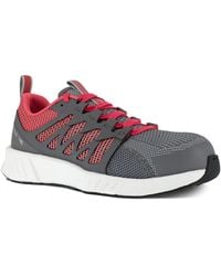 Reebok - Work Women's Fusion Flexweave Work Sd Comp To Grey And Red - 6.5 Medium - Lyst