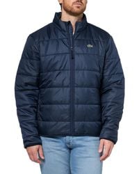 Lacoste - Short Lightweight Water Repellent Puffed Jacket - Lyst