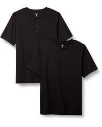 Amazon Essentials - Regular-fit Short-sleeve Cotton Henley T-shirt - Lyst