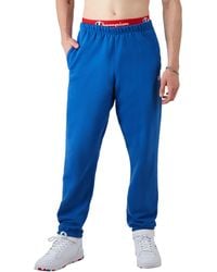 Champion - , Reverse Weave Fleece Sweatpants, Soft Joggers, 30", Steel Blue Ink C Logo, X-large - Lyst