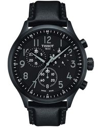 Tissot - S Chrono Xl Vintage 316l Stainless Steel Case With Black Pvd Coating Swiss Quartz Watch - Lyst