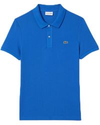 Lacoste - Short Sleeved Ribbed Collar Shirt Mm - Lyst