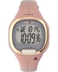 Timex - Frauen Ironman Transit 33mm Rosa/Rose Gold-Ton Harz Armband Uhr TW5M35000 - Lyst