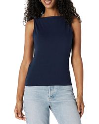 Amazon Essentials - Canotta A Strati Slim-Fit in Maglia A Costine con Scollo A Barchetta Donna - Lyst