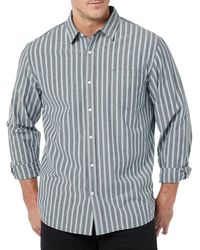 Amazon Essentials - Long-sleeved Regular-fit Stretch Poplin Shirt - Lyst